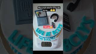 cakedecoration for boys theme cakesemifondantcake bluecake gajetscakecake halfkgcake vanilla [upl. by Nadabas]