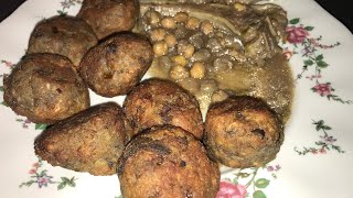 Boulettes d’Aubergine et sauce aux poichiches [upl. by Noslen]