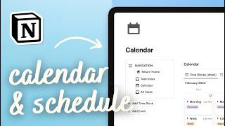 10 Best Tips to Use Calendar in Notion  StepbyStep Tutorial 2024 [upl. by Issy]