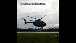 Hughes 500 Helicopter Take off helicopterlife [upl. by Llenoil]