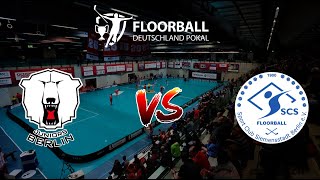 Floorball Deutschland Pokal SG EisbärenSCSII vs SCS Berlin [upl. by Kcinemod]