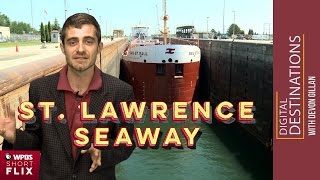 St Lawrence Seaway and Eisenhower Locks Massena New York [upl. by Yenettirb380]