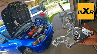 K24 Swapped EG Hatch Gets MXR Billet Shifter Box [upl. by Etnahsal]