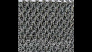 Crochet Tunisian Smock Stitch [upl. by Ashjian203]