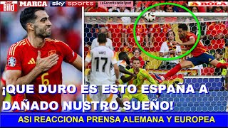 🔥 ASI REACCIONA PRENSA ALEMANA y EUROPEA a VICTORIA de ESPAÑA vs ALEMANIA EUROCOPA 2024 [upl. by Searby]