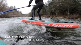 2019 Fanatic Rapid Air Inflatable SUP Review [upl. by Nerland]