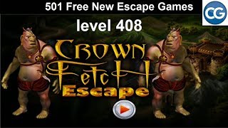 Walkthrough 501 Free New Escape Games level 408  Crown fetch escape  Complete Game [upl. by Harli]