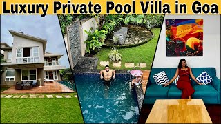 Luxury Private Pool Villa in Goa  4 Bhk Villa on rent in Goa  Rainforest Boulevard Villa in Goa [upl. by Eenattirb613]