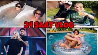 24 SAAT BUNGALOV TATİL VLOG [upl. by Siaht946]