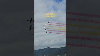 Spanish AF Patrulla Aguila performing over Zeltweg at Airpower 24 shorts airpower airshow [upl. by Eniamor]