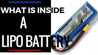 82 🔋 Teardown of a LiPo battery  Lithium polymer [upl. by Ylle]