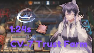 CV7 Speed Trust Farm 124s  Arknights [upl. by Ambrosia]