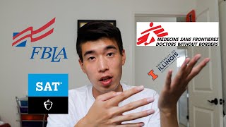 The Extracurriculars I Put On My Application For UIUC VLOG amp QampA [upl. by Nimesh78]