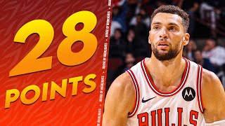 Zach LaVine CANT MISS 28 PTS on 912 Shooting 66 from THREE vs Grizzlies 🔥 [upl. by Rosco]