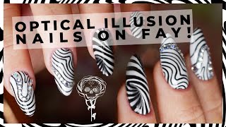 💎🪄Monochrome Optical illusion set on Fay🪄💎 [upl. by Narut]