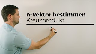 nVektor bestimmen mit Kreuzprodukt Vektorprodukt Vektorgeometrie  Mathe by Daniel Jung [upl. by Anselma]