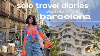 alone in barcelona  solo travel diaries [upl. by Lahsiv]