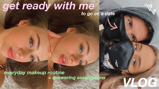 get ready with me for a DATE  chatty makeup routine  answering assumptions amp vlog [upl. by Sundin293]