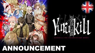 Yurukill The Calumniation Games  Announcement Trailer Nintendo Switch PS4 PS5 EU  English [upl. by Revorg446]