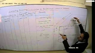 Estimation of Quantities RCC Steel amp Shuttering for Chajja [upl. by Aket]