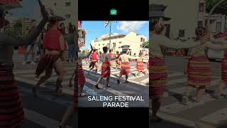 The Baguio City Police Office BCPO Dance Troupe with Their Mascot at the Saleng Festival Parade [upl. by Dewhurst427]