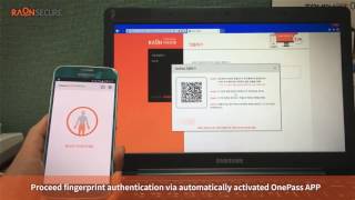 TouchEN OnePass FIDObased biometric authentication solution – Mobile device and PC [upl. by Rimaa281]