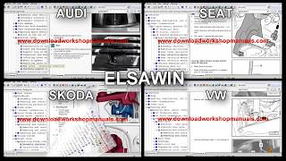 ELSAWIN AUDI SEAT SKODA VW WORKSHOP MANUAL DOWNLOAD [upl. by Zea]