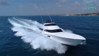 Miss Moneypenny  2017 Viking Yachts 92 Enclosed Bridge  Custom Aft Deck [upl. by Adnical45]