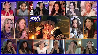 Demon Slayer Season 4 Episode 8 Girls Reaction Mashup  Hashira Training Arc Ep 8 [upl. by Naid]