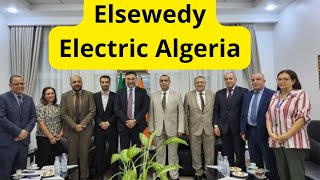 ADJAL examine avec les responsables de la société quotElsewedy Electric Algeriaquot les opportunités [upl. by Adnat]