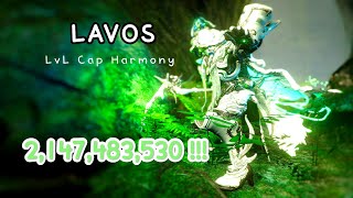 WARFRAME LvL Cap 9999 Lavos  Harmony 2 billions dmg on the demolisher [upl. by Aihseuqal325]