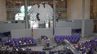 German parliament debates rising political violence ahead of upcoming European elections [upl. by Ciapas519]