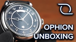 UNBOXING The OPH 786 Vélos Blue Guilloché  Ophion [upl. by Flin]