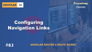 83 Configuring Navigation Links  Angular Router amp Route Guards  A Complete Angular Course [upl. by Sinnylg325]