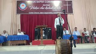 94years old PU DAngel praising God at Salem Saparmeina KBC church🥰 [upl. by Ijar]