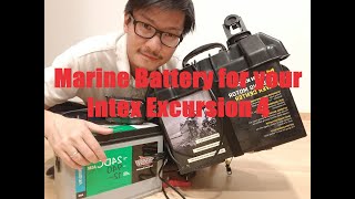 Which battery do I need for an Intex Excursion Wet battery vs AGM [upl. by Skyla]