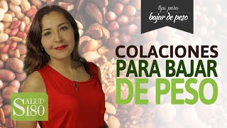 Colaciones nutritivas para una dieta perfecta  Salud180 [upl. by Glennon426]