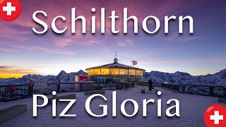 Most beautiful places in Switzerland  Schilthorn Piz Gloria [upl. by Eanrahc726]