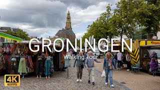 Groningen Netherlands Walking Tour 2 4K [upl. by Aikemehs]