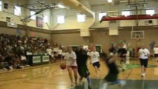 High School Teacher PWNED In Staff Student Basketball Game [upl. by Anada531]