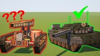 How To Make A Working Minecraft Tank 2024 [upl. by Nosle]