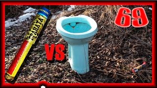 петарда ГРАНАТА vs УНИТАЗ  petard GRENADE vs TOILET  взорвал унитаз [upl. by Gelasias]