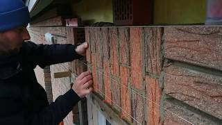 Sturz mauern  Soldier course  brickwork  bricklaying  кладка прямой перемычки в Германии [upl. by Figge]