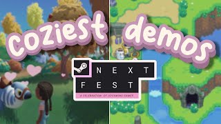 25 NEW Cozy games you can PLAY NOW  My TOP picks from steamnextfest [upl. by Nolyad]