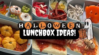 3 Halloweenish Lunchbox Food and Snack Ideas  Pumpkin Gnocchi🎃 Sausage Worms amp Ghost Cupcake [upl. by Edson3]