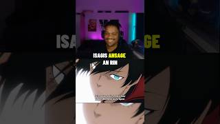 BLUE LOCK Reaction  Isagi Ansage an Rin bluelock bluelockanime isagiyoichi animereaction [upl. by Yesnnyl271]