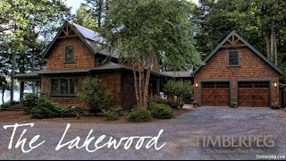 Timberpeg Lakewood Timber Frame Home [upl. by Kcub]