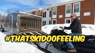 🛷SNOWMOBILE PREP  2023 SNOWMOBILING TRIP MILLINOCKET MAINE skidoo snowmobile snowmobiling [upl. by Pry631]