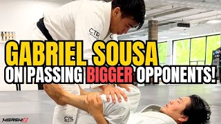 Passing BIGGER guys by Gabriel Sousa  JUDO [upl. by Llertnahs]