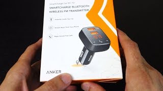 Anker Roav Smartcharge Bluetooth Wireless FM Transmitter Review [upl. by Nhabois]